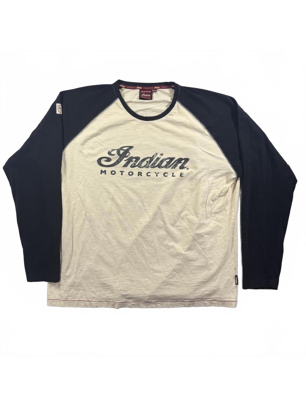 Indian Motorcycle Long Sleeve Raglan T-Shirt 3XL Pride of the American Road